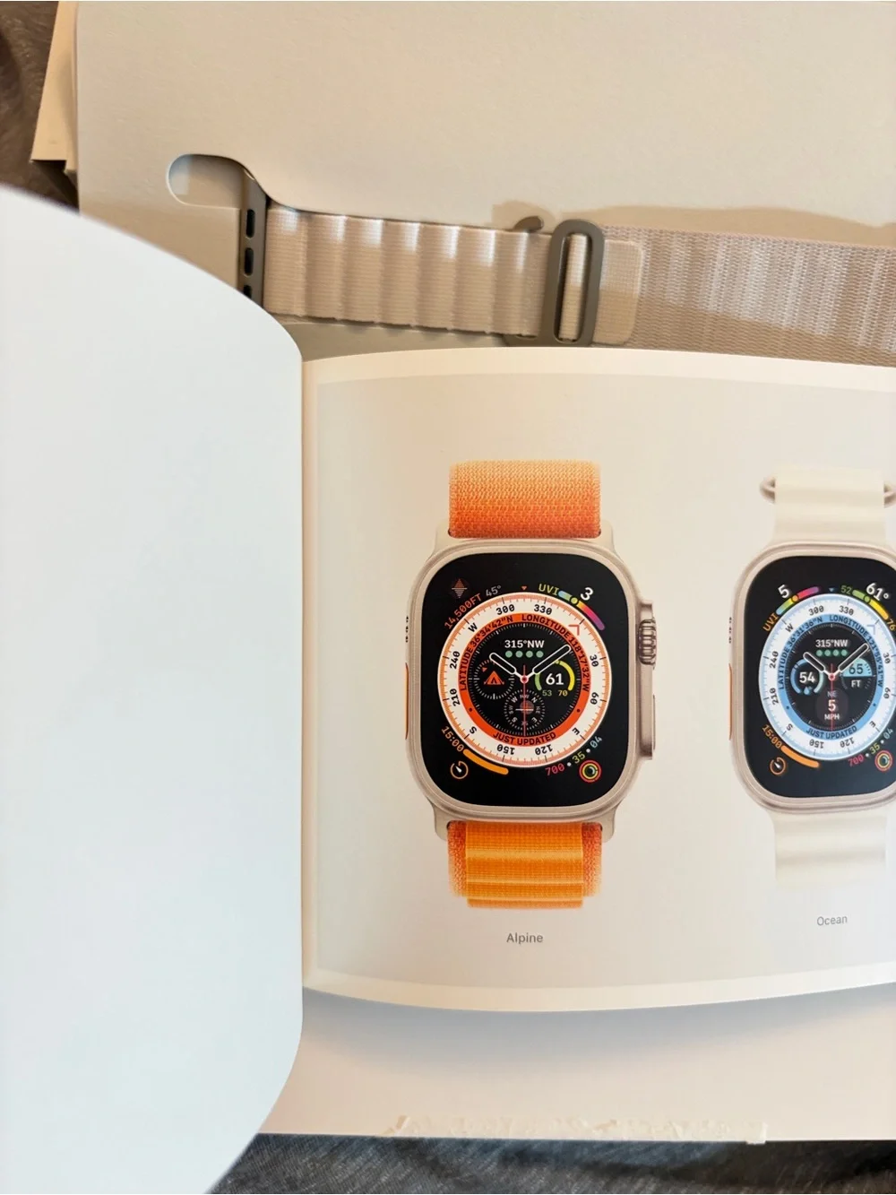 Apple Watch Ultra Titanium Straight Alpine Loop 49mm